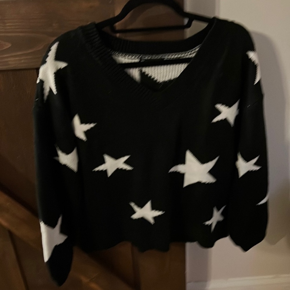 Shein star sweater
